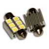 Лампа светодиодная освещения салона T10x36 6 SMD-EF (white)